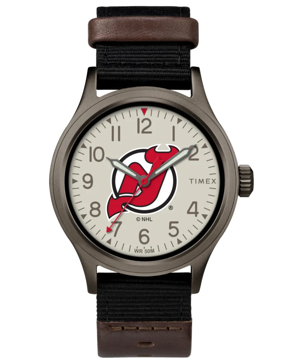 Jam tangan Clutch New Jersey Devils dari UGSLOT dengan strap nilon nyaman