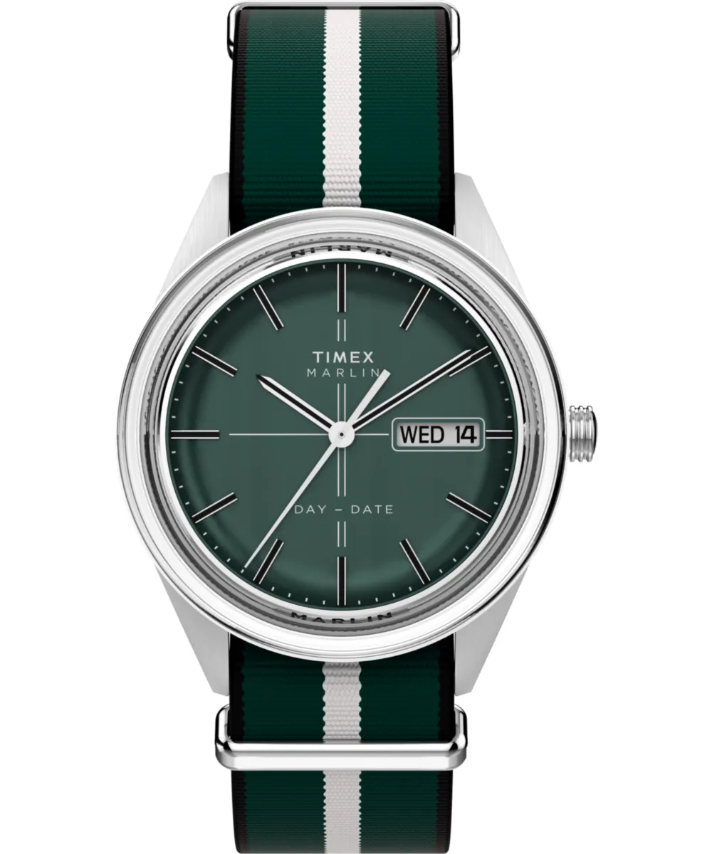 UGSLOT Marlin Jet Quartz 38mm Watch dengan dial matte dan strap kain