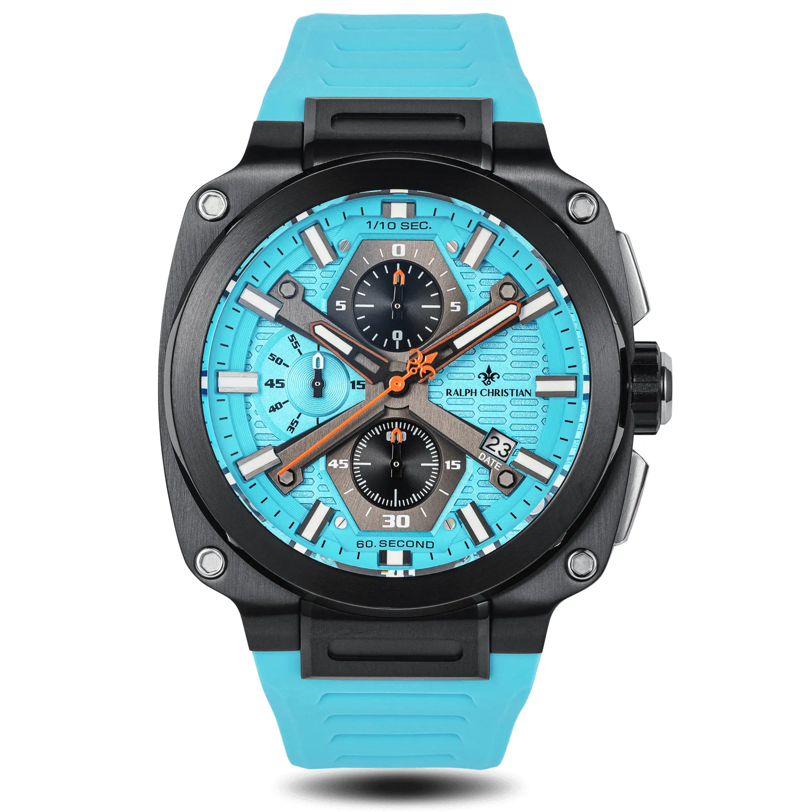 Jam tangan pria sporty The Titan Chrono Aqua Volt koleksi eksklusif BLANGKON69