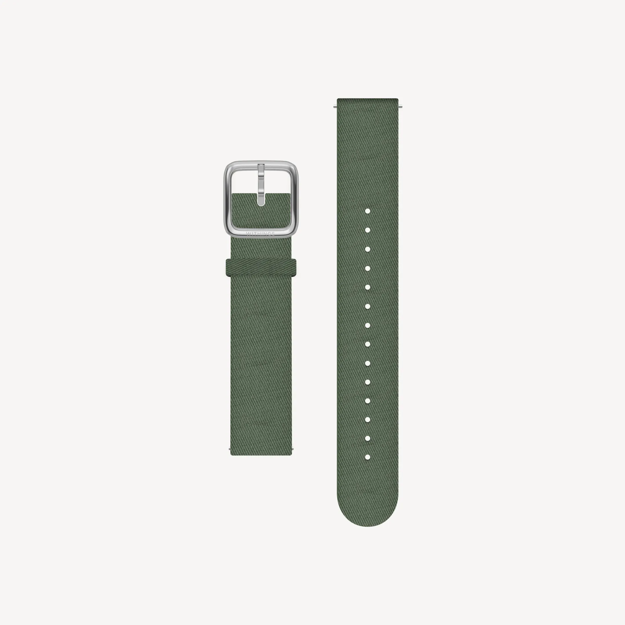 UGSLOT Tide Ocean Wristband Green Silver ramah lingkungan untuk smartwatch