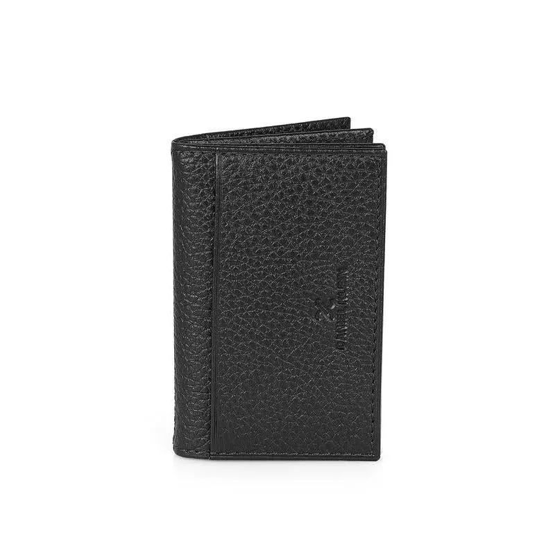 Daniel Klein Gents Black Card Holder kulit asli warna hitam dari UGSLOT