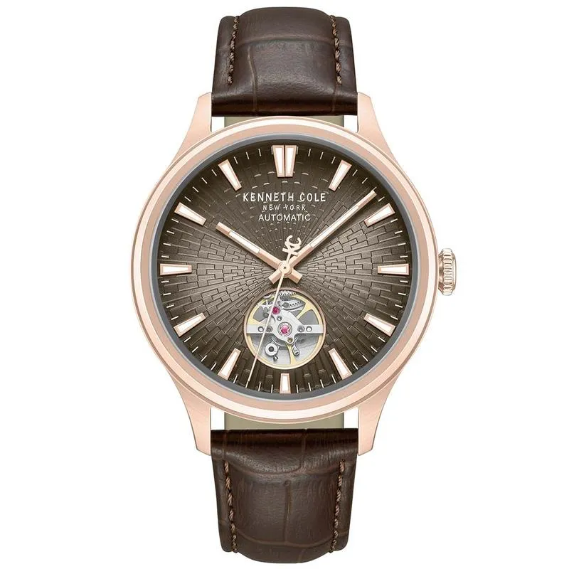 Kenneth Cole Newport Quartz Watch Brown Dial dari UGSLOT